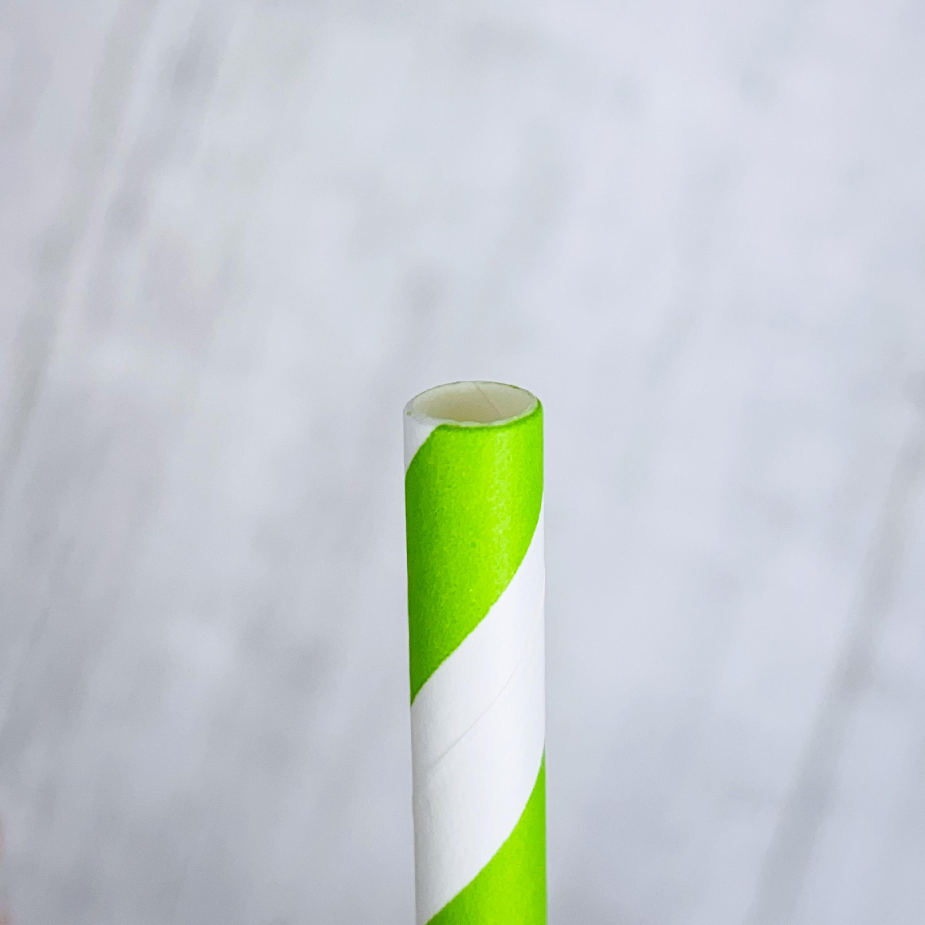 Бумажные эко трубочки Olin & Olin ля коктейлей/напитков 25 шт. Белый/Зеленый - фото 3 Бумажные эко трубочки Olin & Olin ля коктейлей/напитков 25 шт. Белый/Зеленый - фото 3