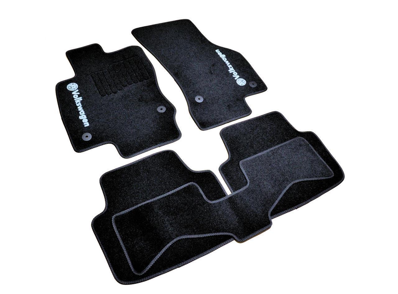 Килимки в салон ворсові для Volkswagen Passat 2014- B8 SD Чорний (1398312984)