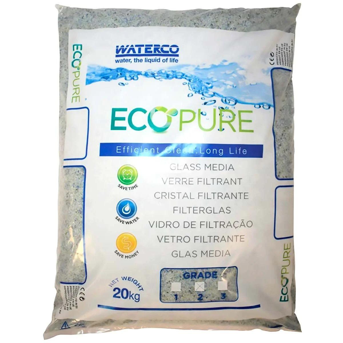 Стеклянный песок Waterco EcoPure 1,0-3,0 мм 20 кг (40785)