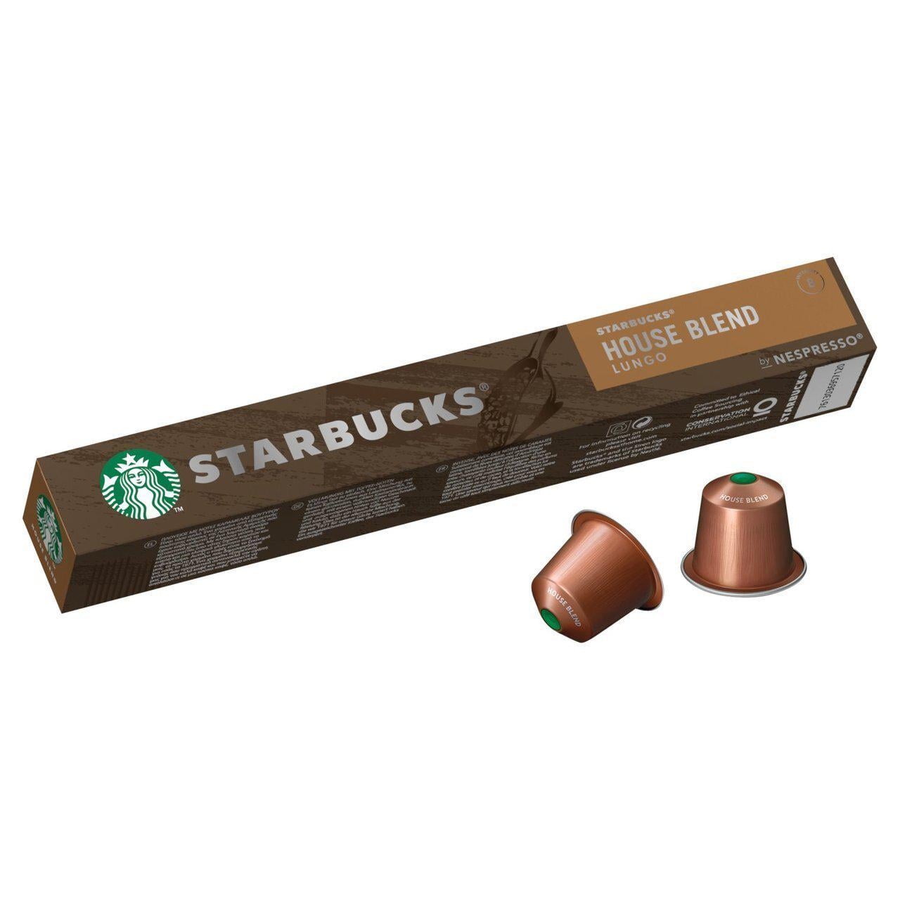 Кофе в капсулах Nespresso STARBUCKS House Blend 10 шт. (star100078)