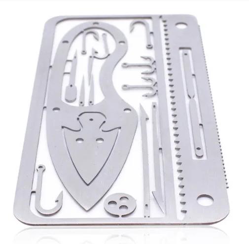 Кредитка мультитул Survival Multitool Card 17в1 - фото 3