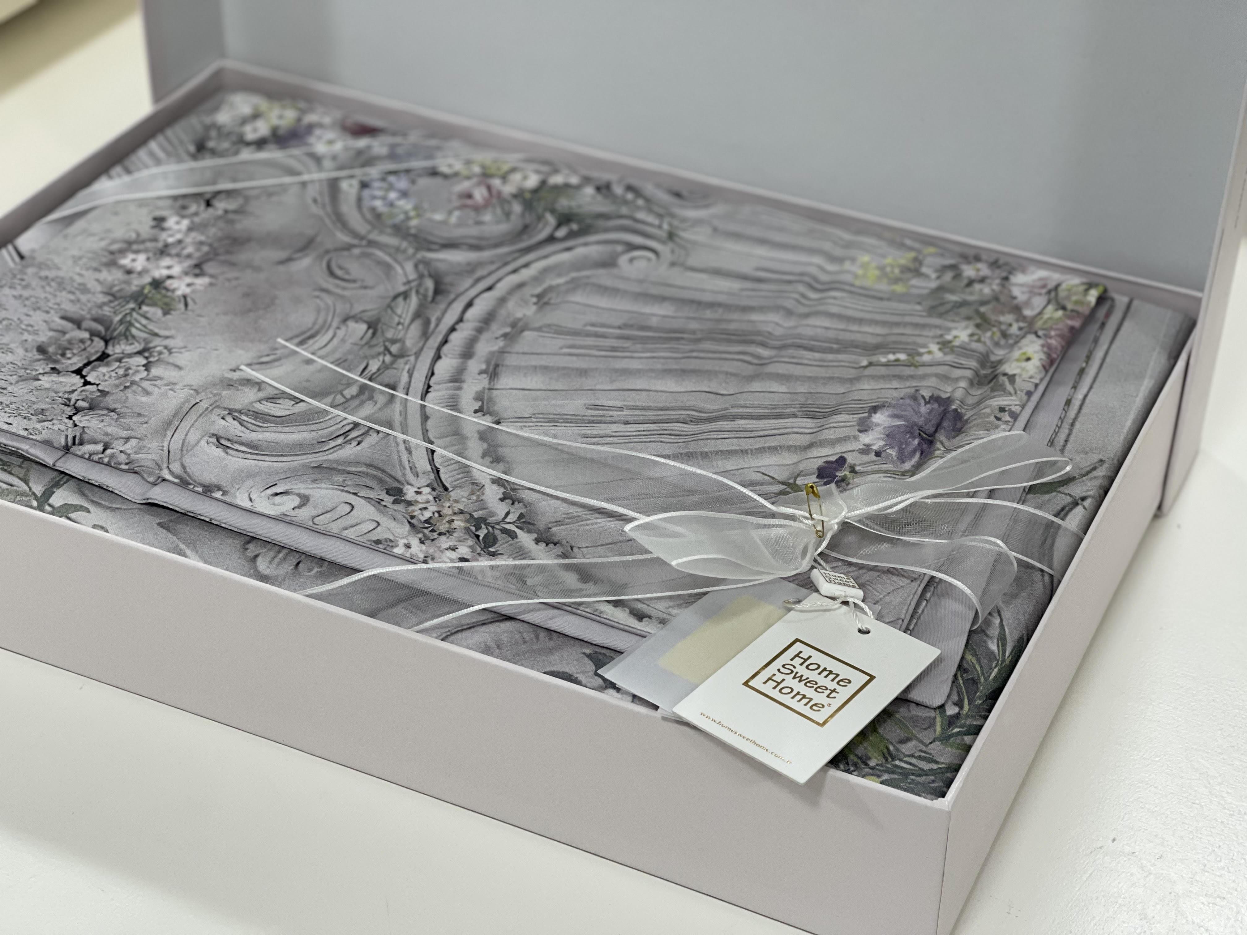 Комплект постільної білизни Home sweet Home Corbin двоспальний євро сатин простирадло 260х270 см (1698)