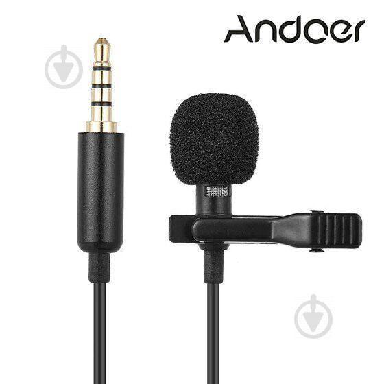 Петличний мікрофон Andoer EY-510A - фото 2 Петличний мікрофон Andoer EY-510A - фото 2