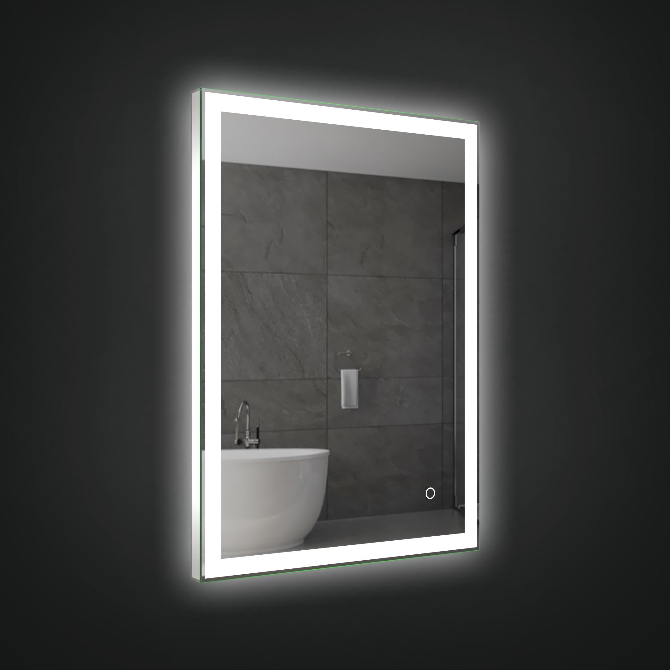 Зеркало Dim Dzerkal VIOLA с LED-подсветкой + сенсорное управление 80х70 см (1725)