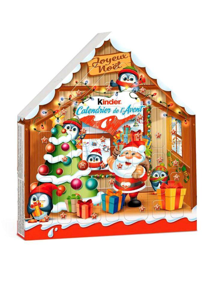 Адвент календар для дітей Kinder із шоколадними солодощами 184 г