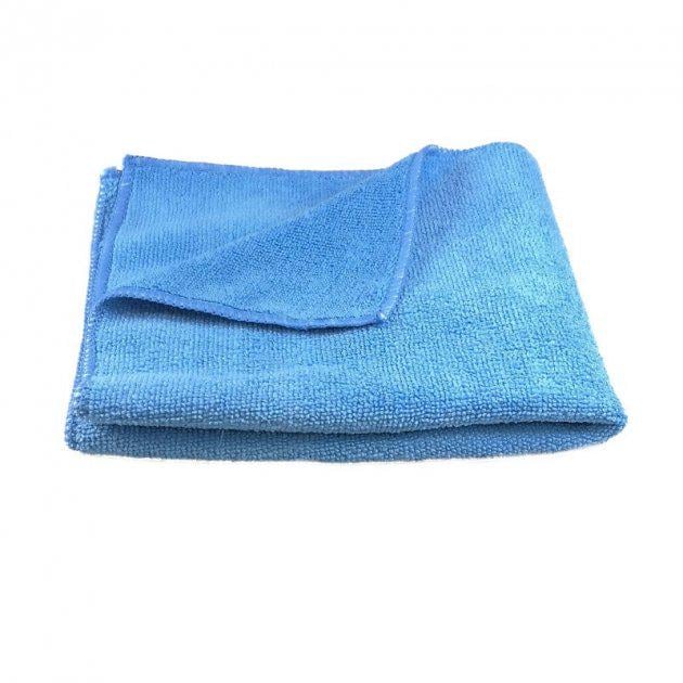 Тряпка из микрофибры для авто ультрамягкая 1234 Upgrade 40х40 см Голубой (11344)