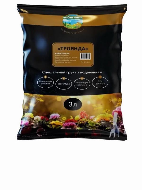 Грунт роза Файна земля 3 л