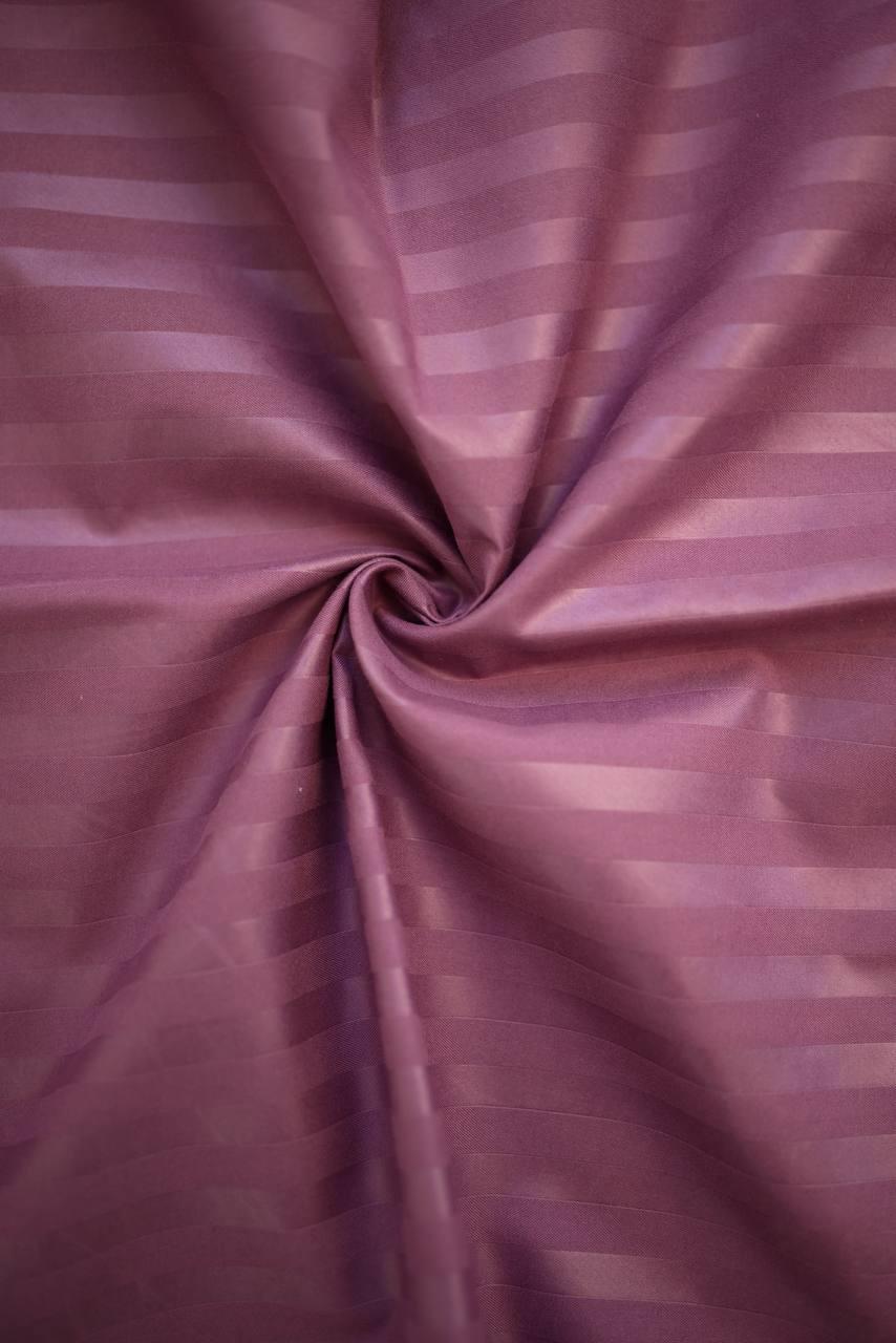 Комплект постільної білизни Signorina Siena зі страйп-сатину сімейний 50х70 см/70х70 см Фуксія (0021S) - фото 5