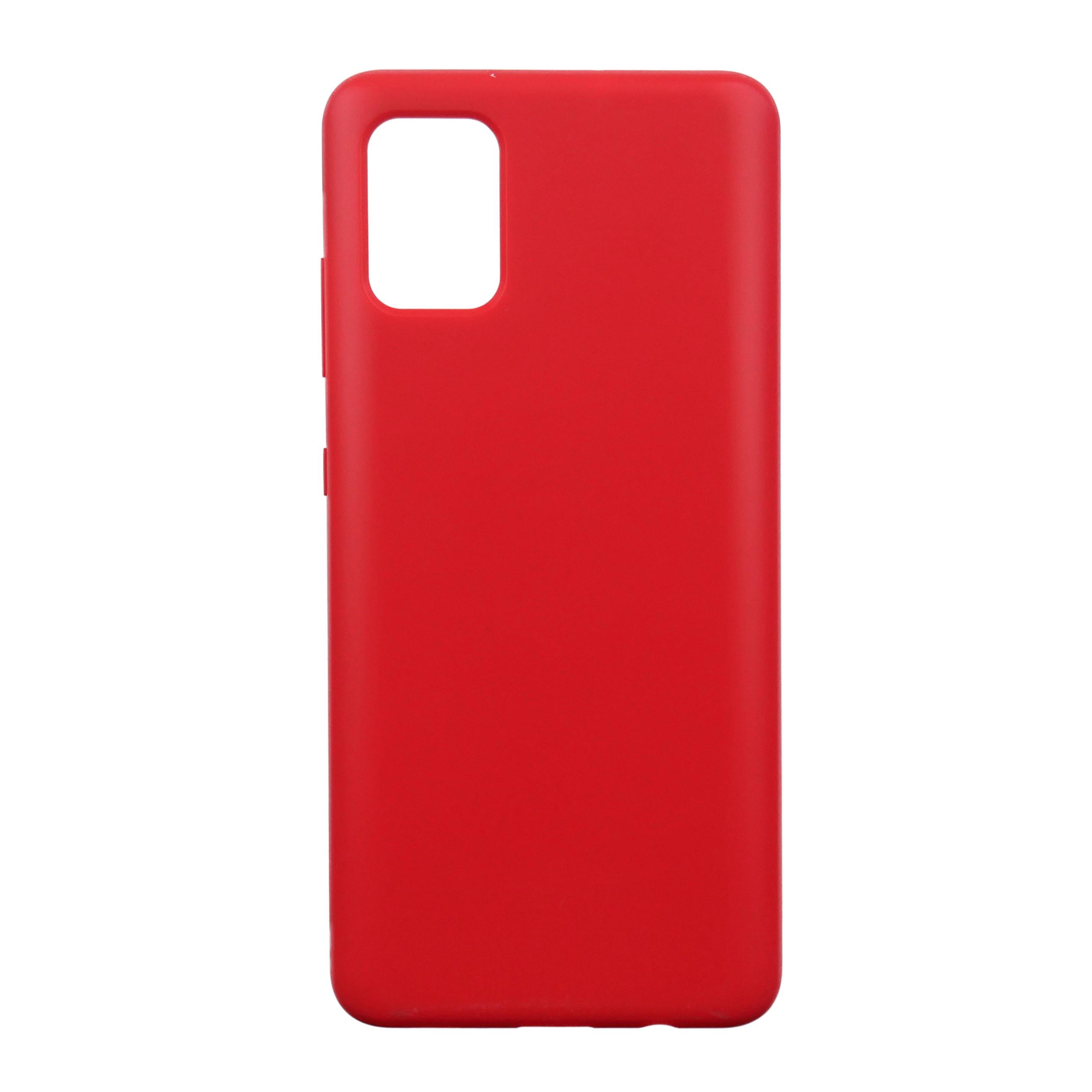 Чехол Jelly Silicone Case Samsung A51 Red (14)