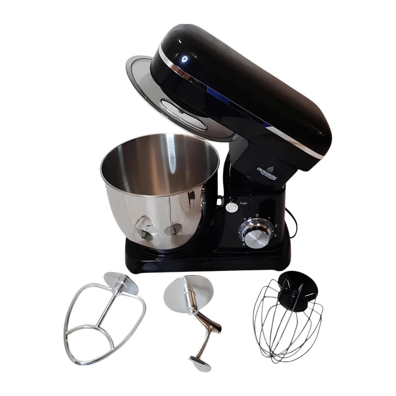 Міксер-тістоміс планетарний Crownberg CB-3405 з чашею та 6 режимами 2200 Вт 5 л (є183)