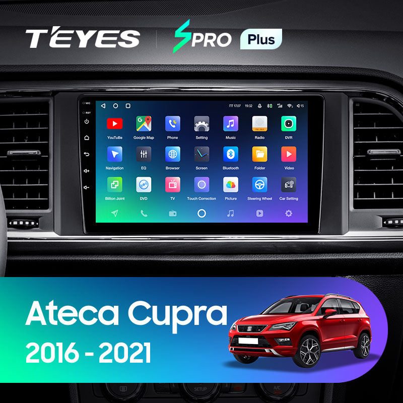 Автомагнитола штатная Teyes SPRO Plus для SEAT Ateca Cupra 2016-2021 Android SPRO PLUS 4+64G Wi-Fi/4G (1621639495) - фото 3