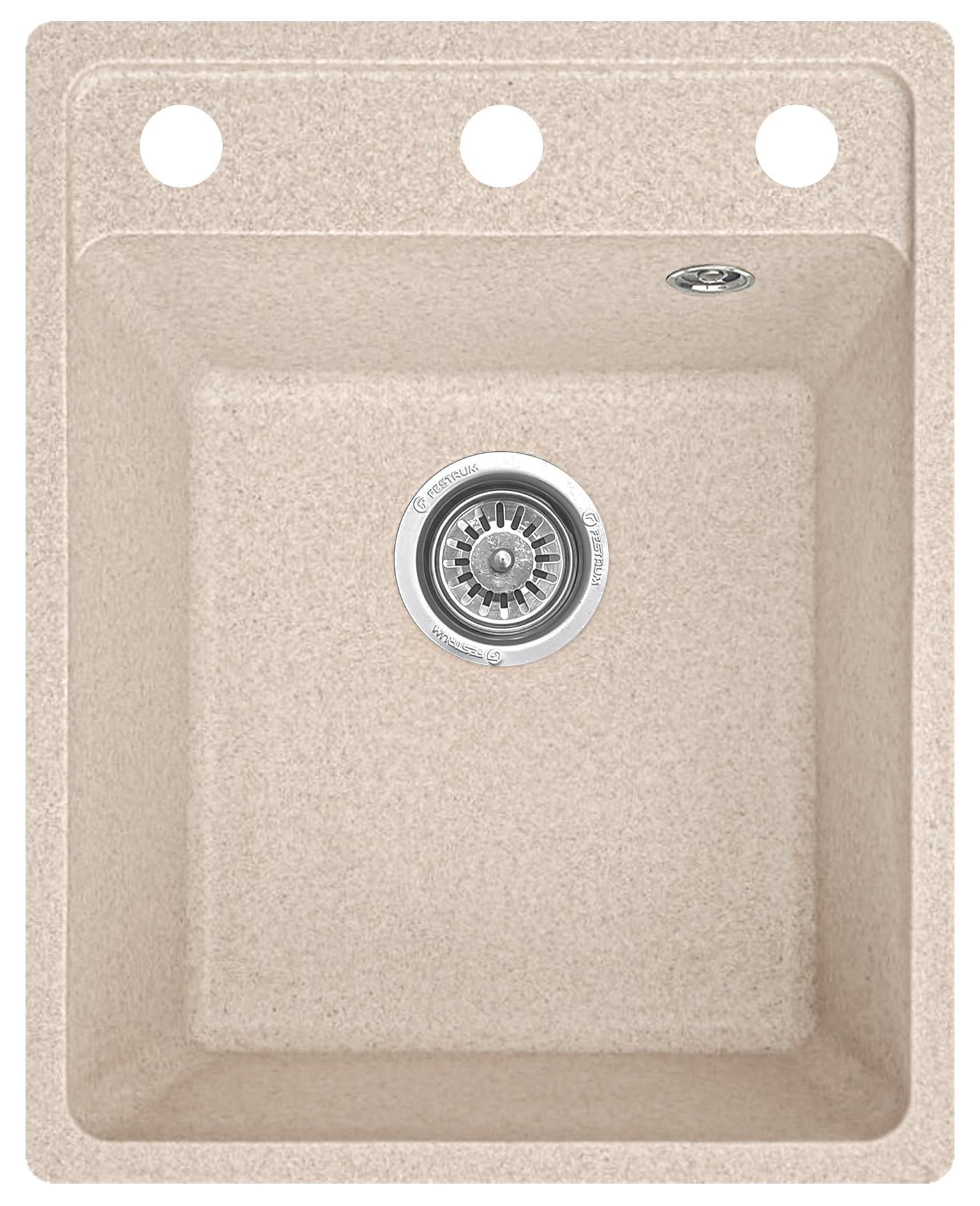 Мойка кухонная Valetti 85LCR 510х410 мм Бежевый (Valetti_85LCR_Sahara)