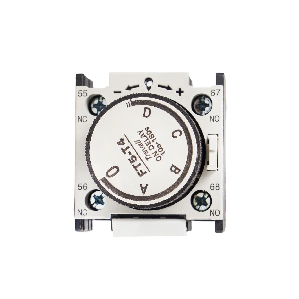 Блок-контакт вспомогательный с выдержкой времени TESLA FT5-T4 ON DELAY (213) Блок-контакт вспомогательный с выдержкой времени TESLA FT5-T4 ON DELAY (213)