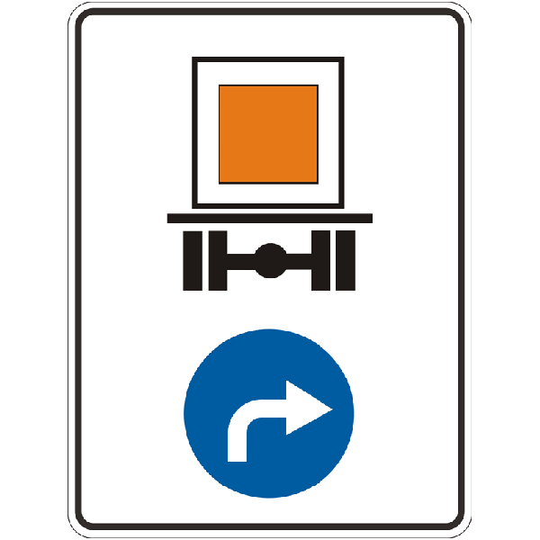 Дорожный знак прямоугольный Фабрика знаков 4.18.2 700х1050 мм (504015-1)