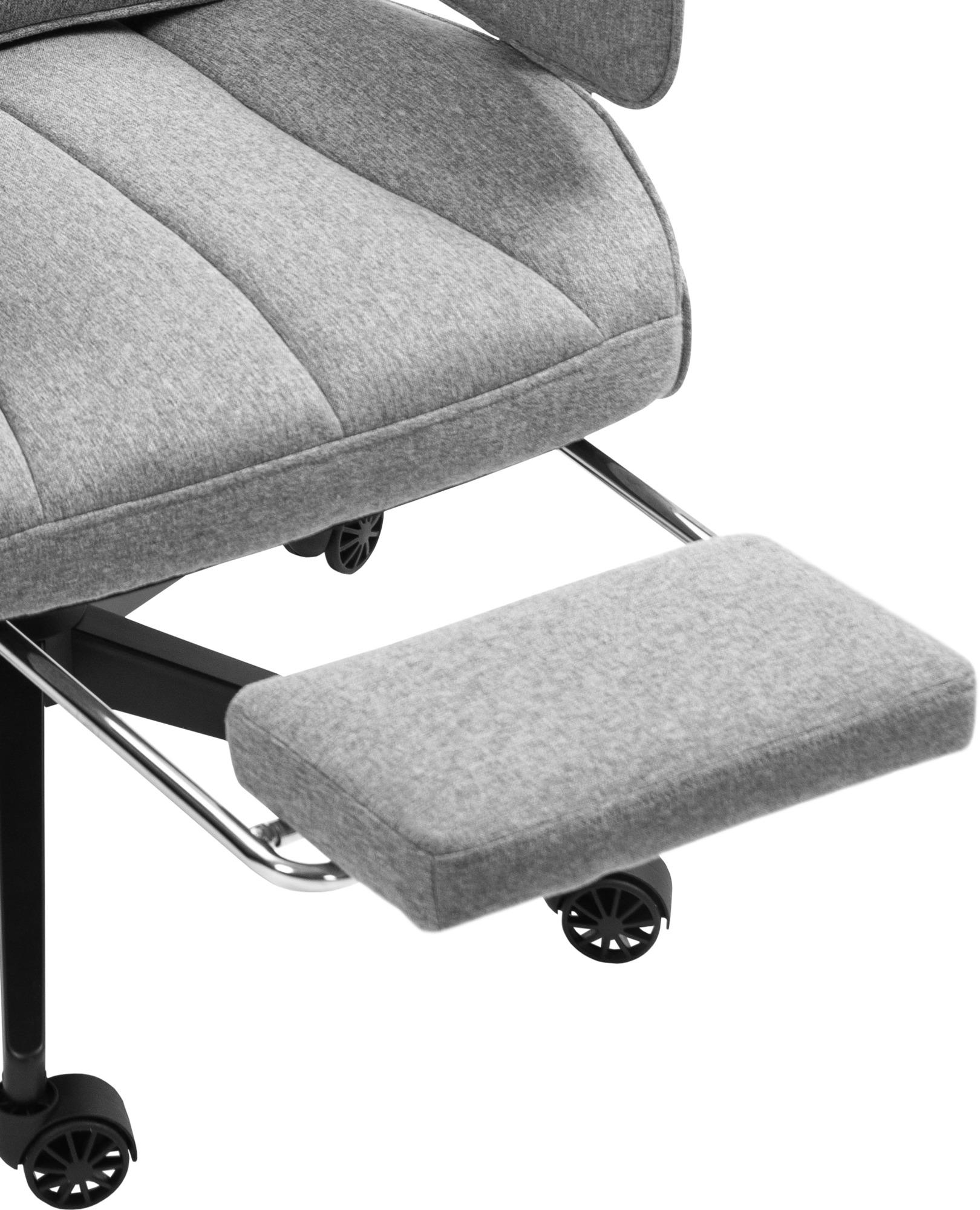 Офисное кресло GT Racer B-2511 Fabric Gray (1606) - фото 6