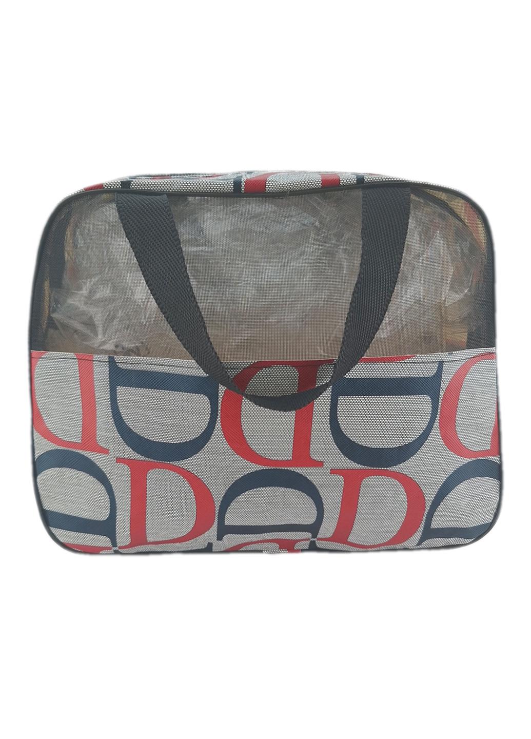 Косметичка женская Буквы Красный (6067/2)