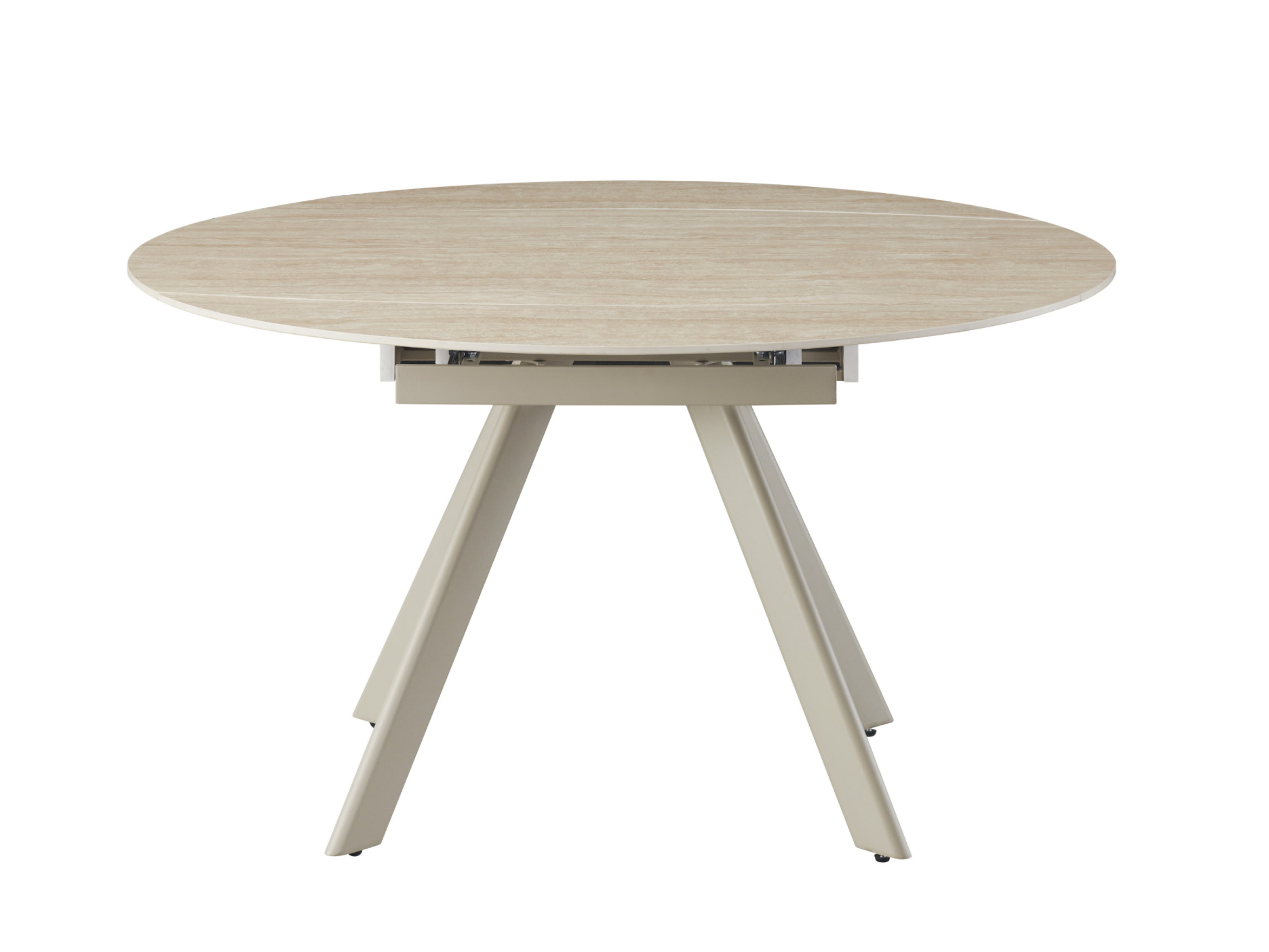 Обідній стіл круглий Vetro Mebel Сієна 800/1350/760 мм Римський травертин/Капучино (TML-1240) - фото 4 Обідній стіл круглий Vetro Mebel Сієна 800/1350/760 мм Римський травертин/Капучино (TML-1240) - фото 4