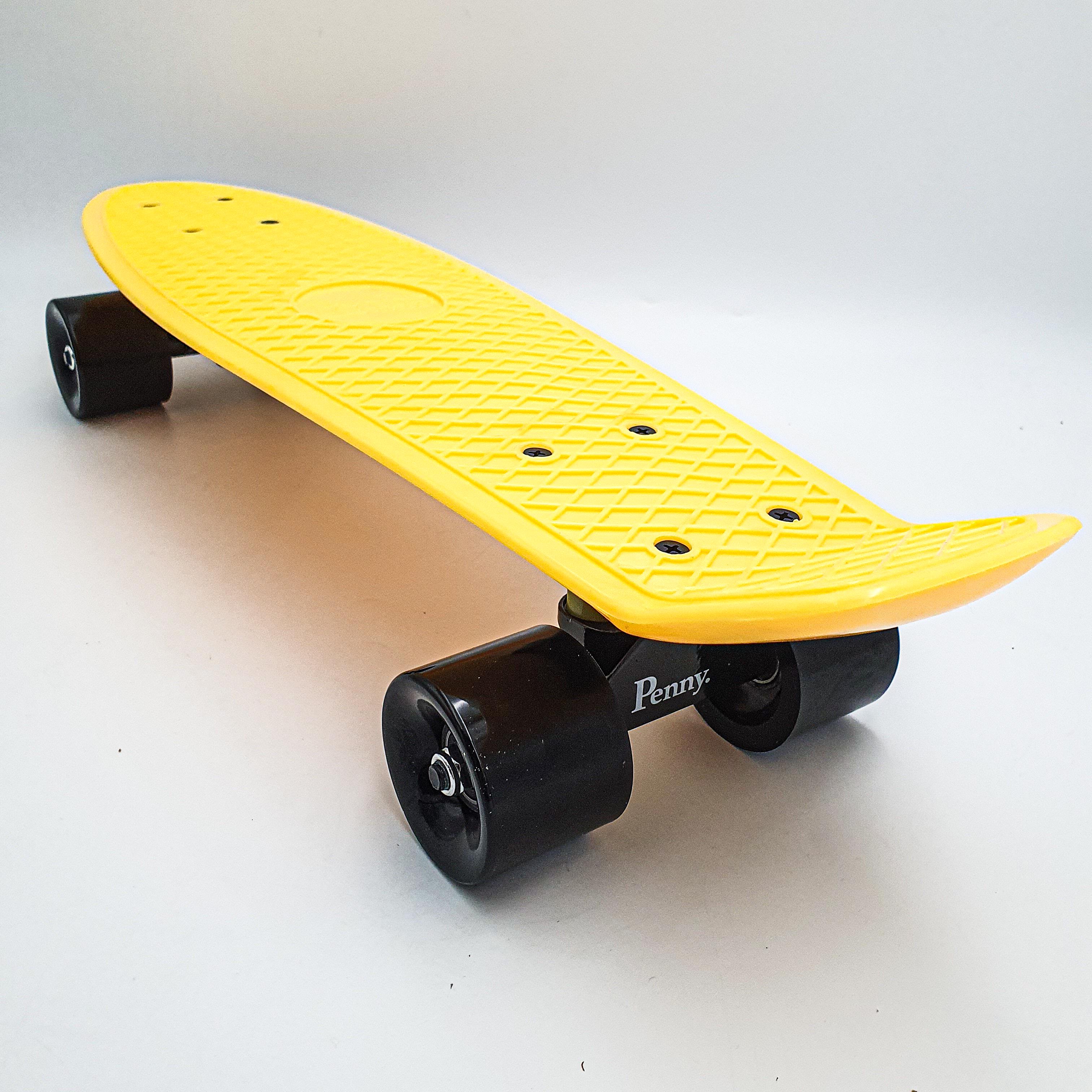 Пенниборд Penny Board Pastel Series ABEC 7 55х15 см с матовыми колесами Желтый (b59d77e9) - фото 3