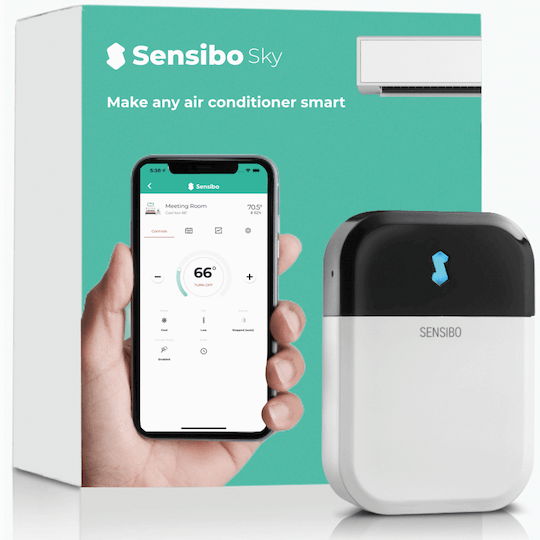 Смарт контроллер для кондиционера Sensibo Sky Cloud умный дом White