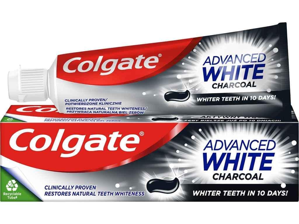 Зубная паста Colgate Advanced White Charcoal отбеливающая с углем 75 мл (931176)