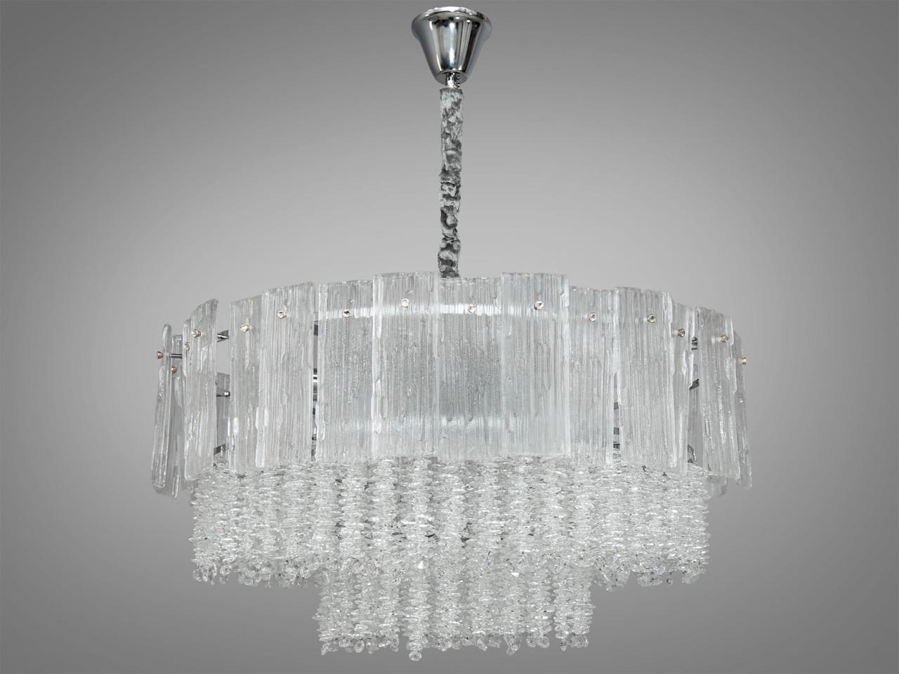 Люстра-подвес с круглыми стеклянными элементами 328-750GD (2437588332)