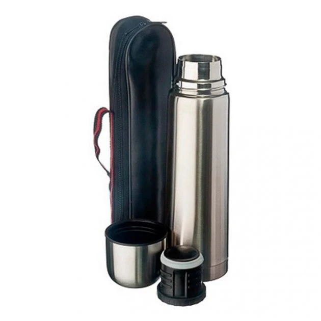 Термос Unique вакуумный металлический с чехлом 0,75 л (MX-10090) - фото 5 Термос Unique вакуумный металлический с чехлом 0,75 л (MX-10090) - фото 5