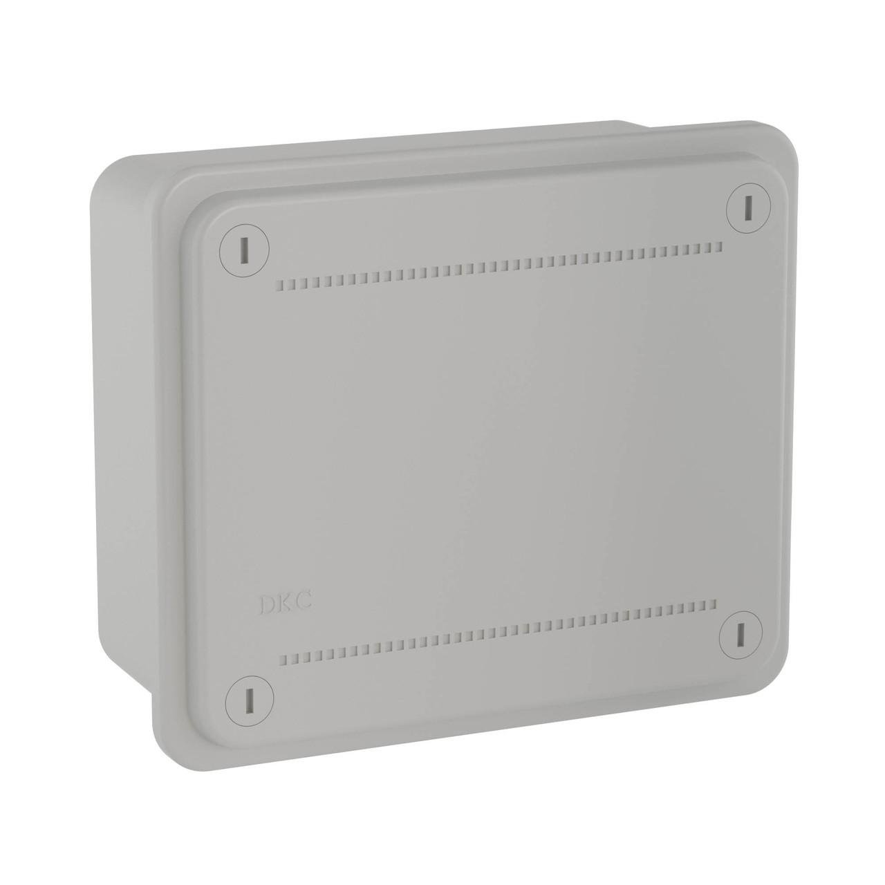 Розподільча коробка ДКС Express зовнішня з гладкими стінками IP56 PP 120х80х50 мм (53910)