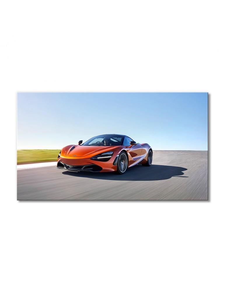 Картина модульная Суперкар МакЛарен оранжевый 1 модуль 70x105 см