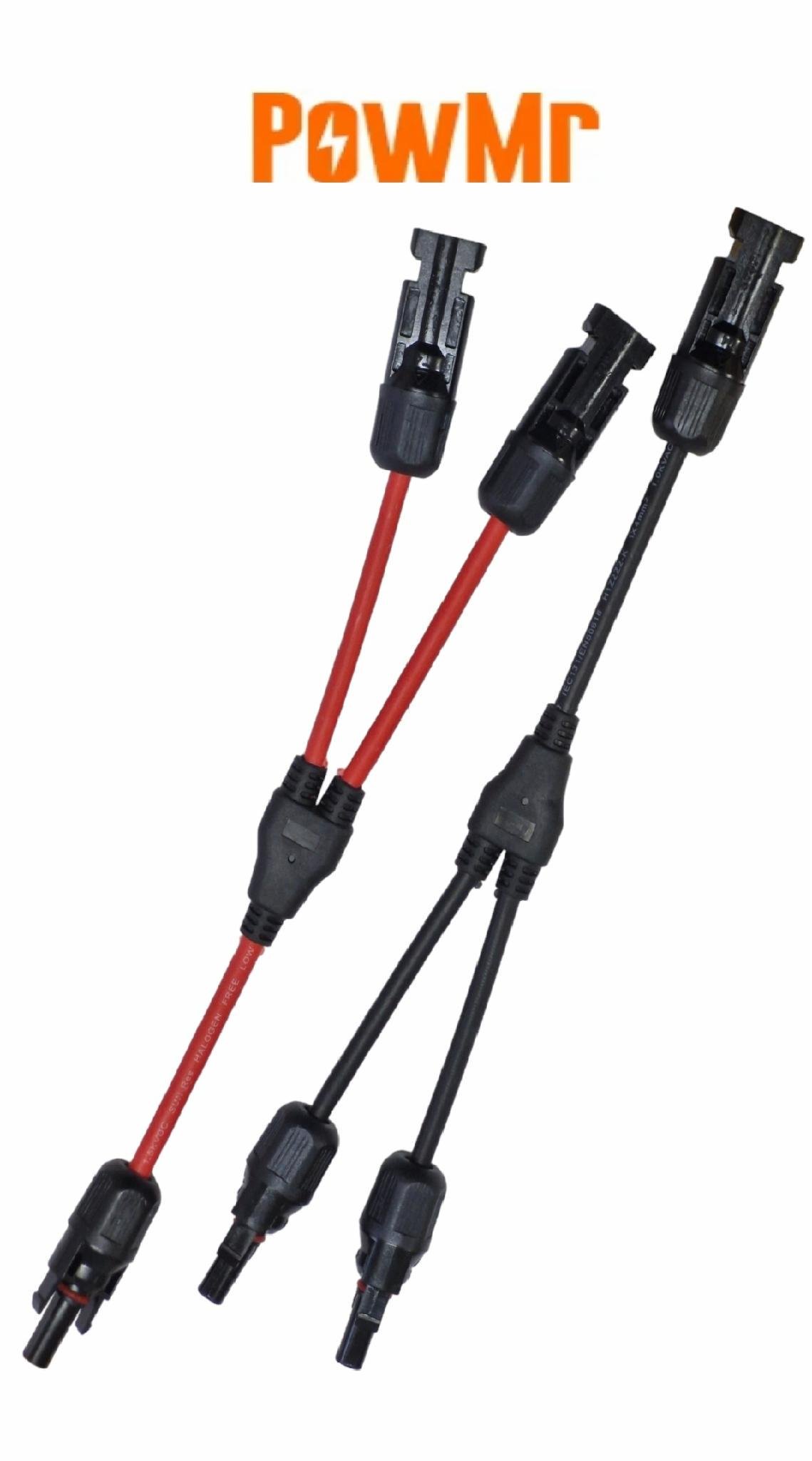 Конектор двійник POWMR MC4 1х2 Y-тип для сонячних панелей 30A 1000V (97740278) - фото 3 Конектор двійник POWMR MC4 1х2 Y-тип для сонячних панелей 30A 1000V (97740278) - фото 3