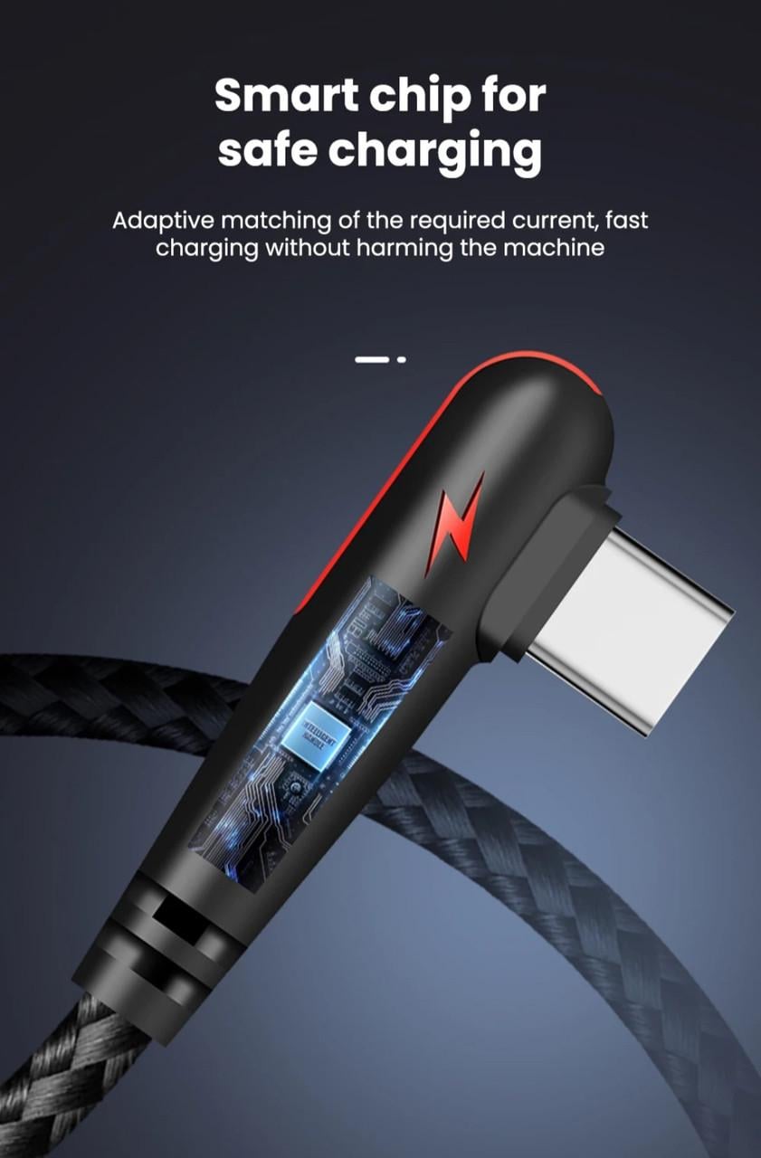 Кабель USB Type-C 2 м 90° (2554736543) - фото 6