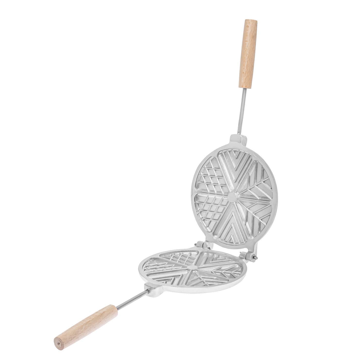 Форма для выпекания вафельного печенья в виде треугольников на плите 340х155×22 мм (86633)