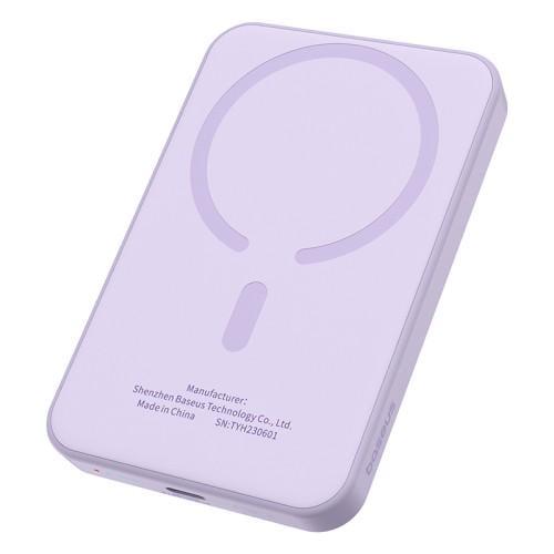 Повербанк BASEUS MagSafe Magnetic Mini 5000 mAh 20/15W Фіолетовий (31487706)