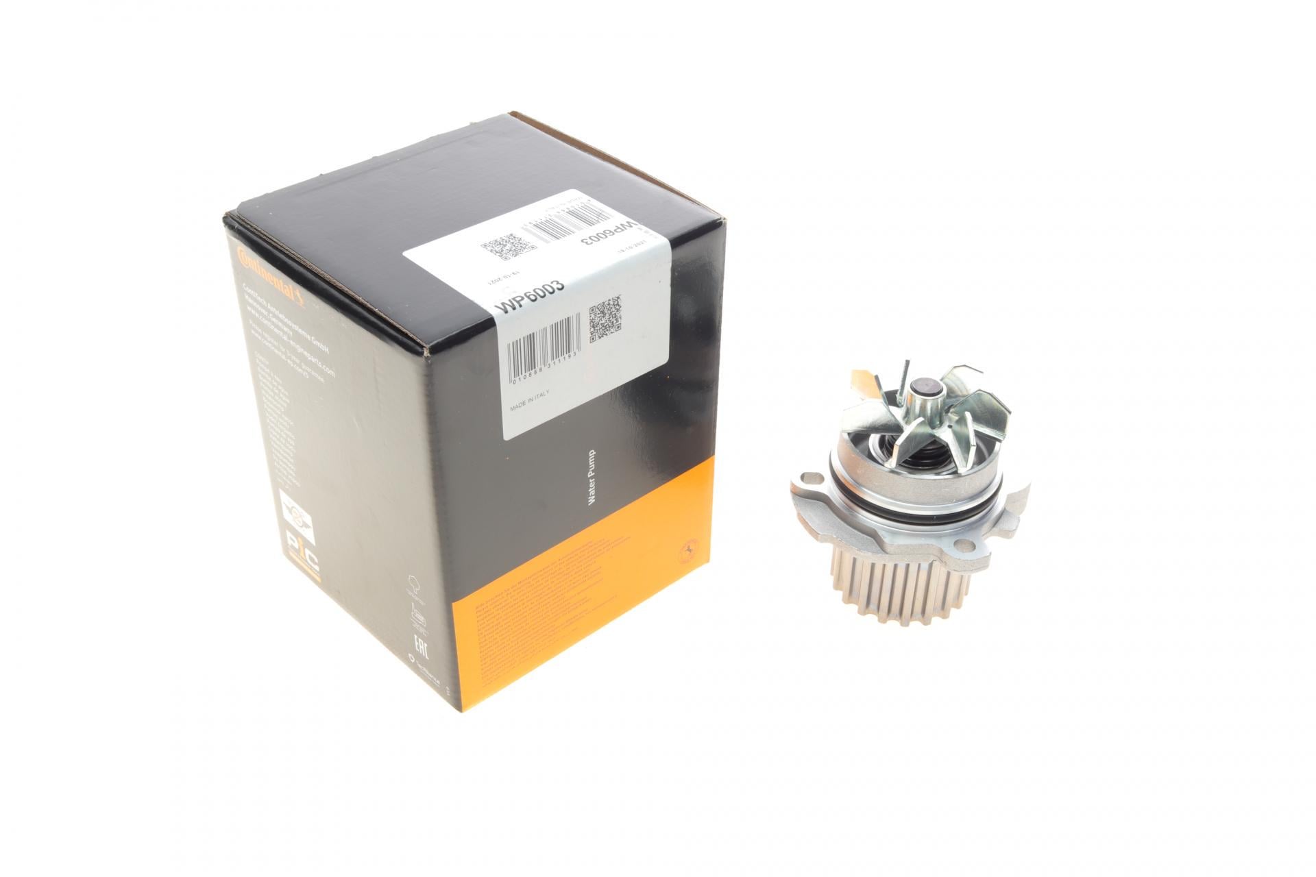 Водяна помпа Continental Audi A3-A6/Seat/Skoda/VW Golf/Passat/Caddy/Sharan 1.9-2.0TDI 98- з прокладкою (WP6003)