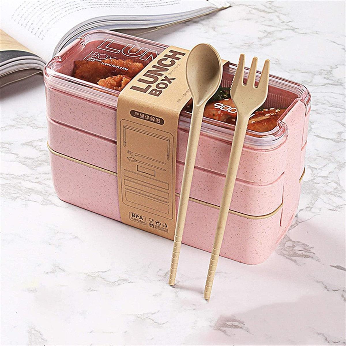 Ланчбокс из экопластика 900/850/850/600 мл 4 шт. Pink (с830) - фото 2 Ланчбокс из экопластика 900/850/850/600 мл 4 шт. Pink (с830) - фото 2