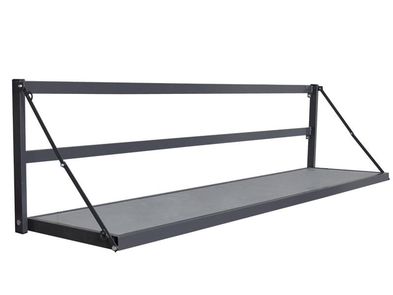 Скамейка откидная Kompred OL753/2 металлическая/сиденья фанера 1500x450x500 мм Скамейка откидная Kompred OL753/2 металлическая/сиденья фанера 1500x450x500 мм