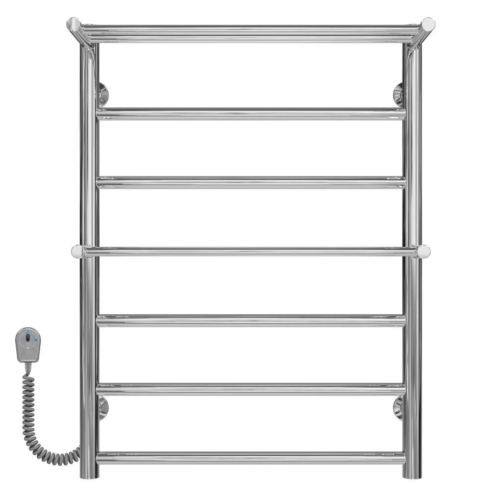 Полотенцесушитель электрический Deffi Терма Плюс П7 EF16 левое подключение нержавеющая сталь 500х700 мм Хром (C.TA.70.50.7.ECL5)