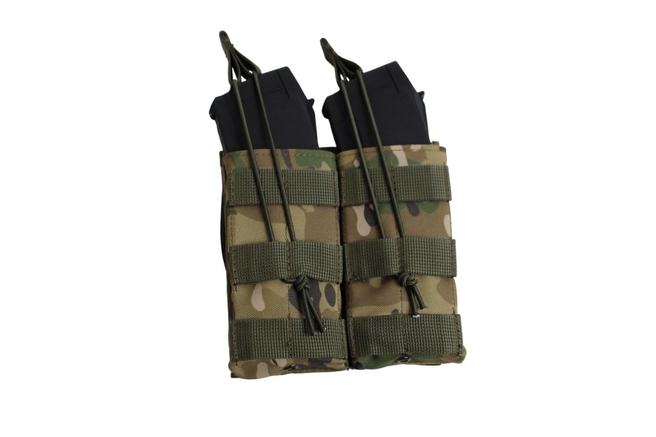 Подсумок двойной Defender под 2 магазина открыт на Molle Мультикам (3578425)