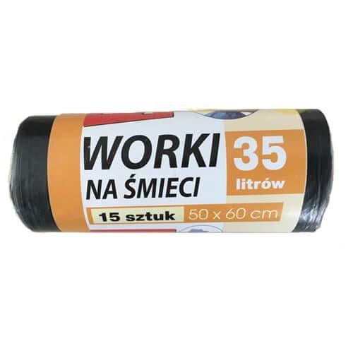 Пакети для сміття Worki 35 л 15 шт. 30 упак. (3733)