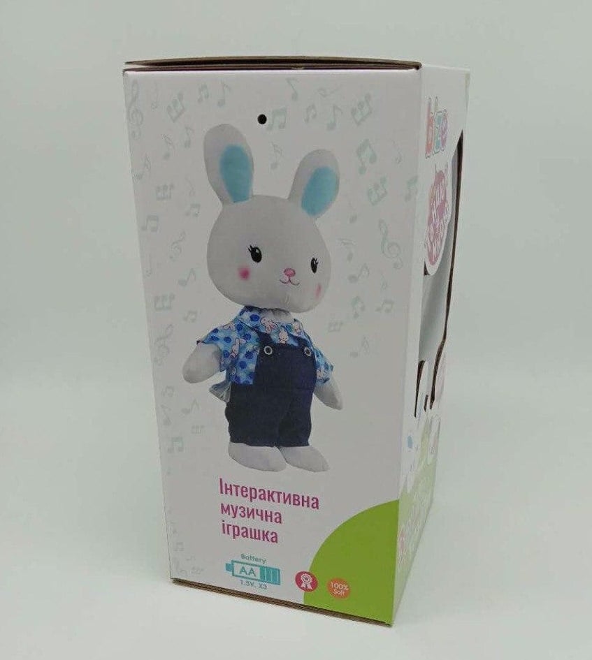 Игрушка интерактивная музыкальная Зайка-топотун Bize Bunny - фото 4 Игрушка интерактивная музыкальная Зайка-топотун Bize Bunny - фото 4