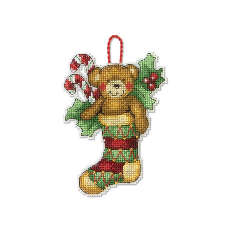 Набор для вышивания крестиком Dimensions 70-08894 Bear Ornament (5756)