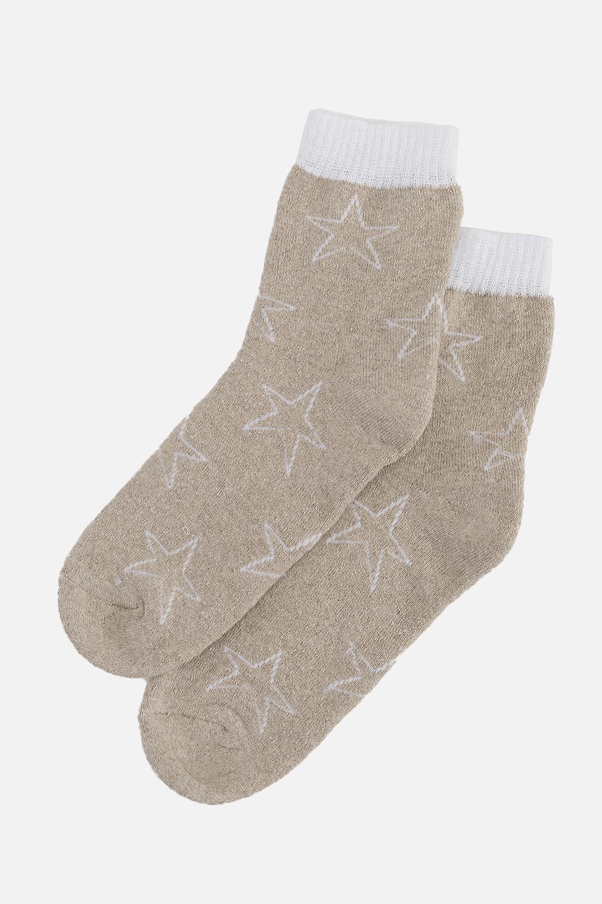Носки средние женские Yuki ЦБ-00263537 р. 35-38 Бежевый (SKT001029065)