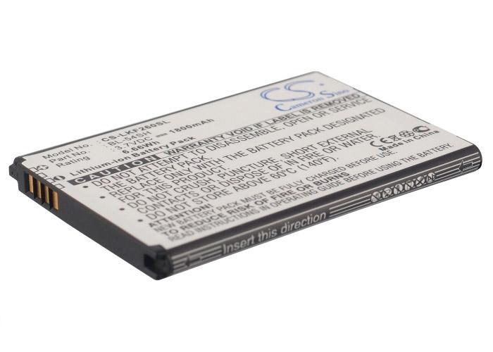 Аккумулятор для смартфона LG CS-LKF260SL Max X155 3,7V 1800 mAh 6,66 Wh Black