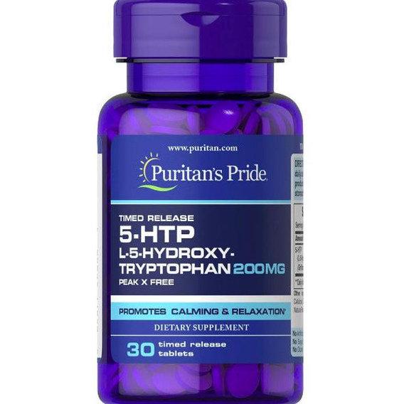 Триптофан Puritan's Pride 5-HTP 200 мг 30 Tabs Триптофан Puritan's Pride 5-HTP 200 мг 30 Tabs