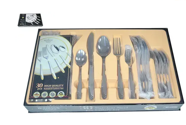 Набор столовых принадлежностей Bohmann Столовые приборы с зеркальной полировкой 30 предметов (BP-A30-SM)