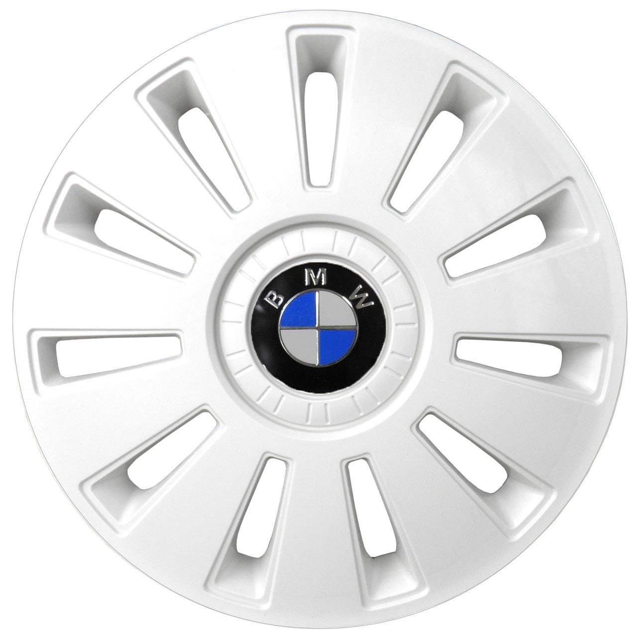 Колпаки колесные BMW R15 4 шт. Белый (R15BMW-b)