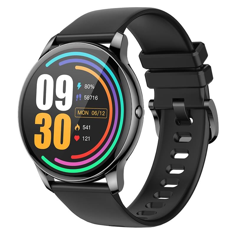 Смарт-годинник Hoco Smart Watch Y10 Bluetooth IP68 1,3" функція відповіді на дзвінок сенсорний екран Чорний (8735628573652) - фото 1