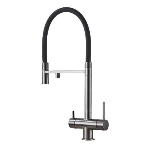 Кран на кухню Monsal с подключением к осмос-фильтру Графит (BZT3g)