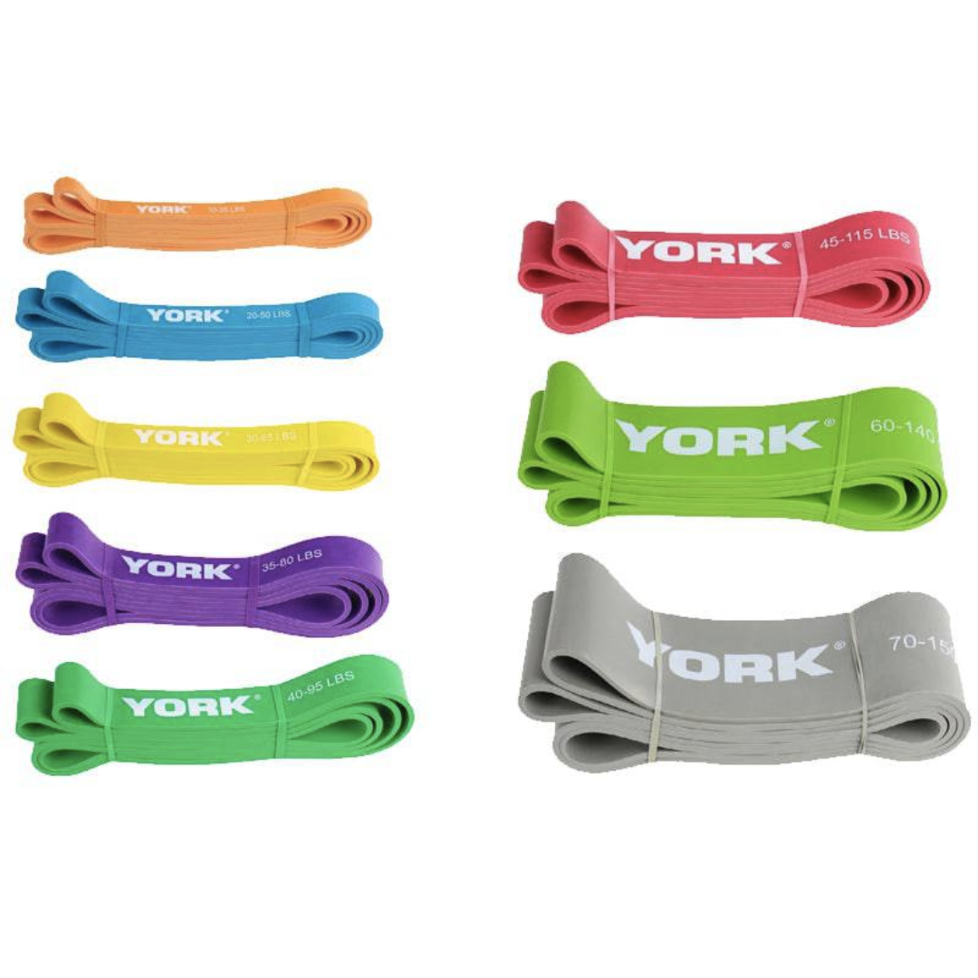Резинка для фитнеса York 2080x32x4,5 мм 20-40 кг Зеленый (3545) - фото 8