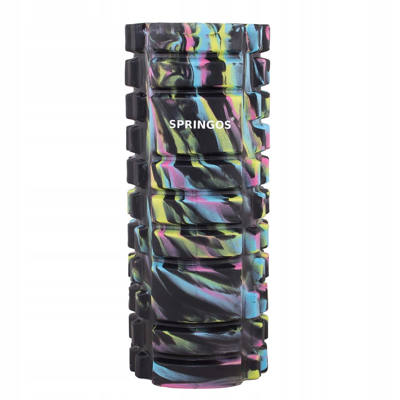 Массажный ролик Springos FR0018 Mix Color 33x14 см - фото 9 Массажный ролик Springos FR0018 Mix Color 33x14 см - фото 9