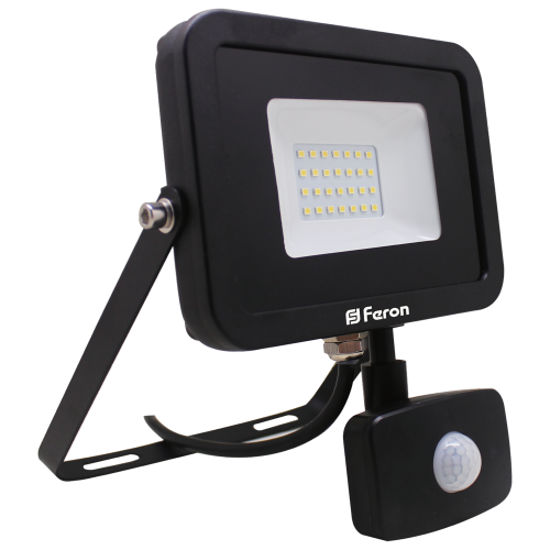 Прожектор с датчиком движением Feron LL-803 30 Вт IP 44 Черный
